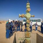 رحلة علمية لطلاب كلية الهندسة البتروكيميائية إلى حقل التيم النفطي بديرالزور