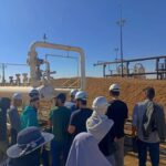رحلة علمية لطلاب كلية الهندسة البتروكيميائية إلى حقل التيم النفطي بديرالزور