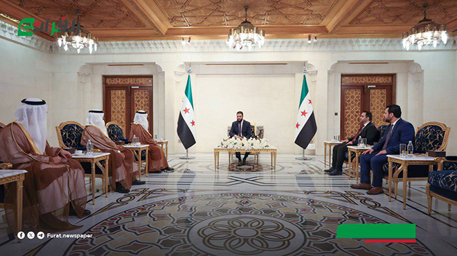 الرئيس الشرع يتقبل أوراق اعتماد سفير دولة الإمارات العربية المتحدة لدى سوريا