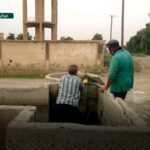صيانة وتأهيل لقنوات الري في القطاع الثالث بدير الزور